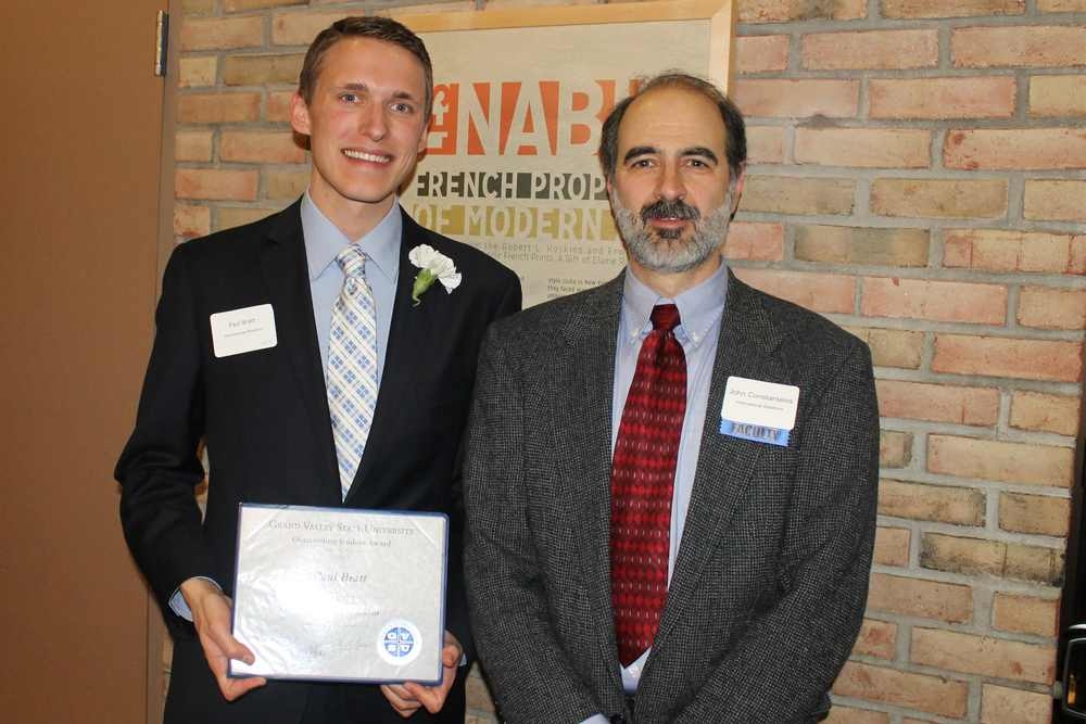 Bratt Recognized as 2014 IR Outstanding Student